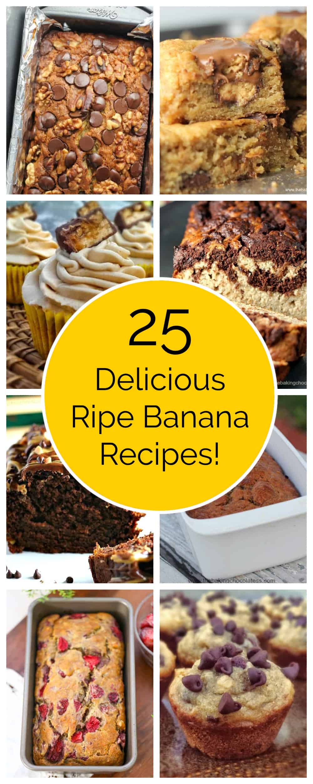 25 Banana Recipes for Ripe Bananas!