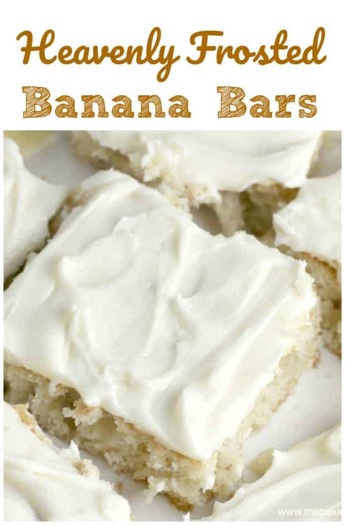 best banana bars with cream cheese frosting
