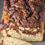 Chocolate Swirl Peanut Butter Lovers Banana Bread