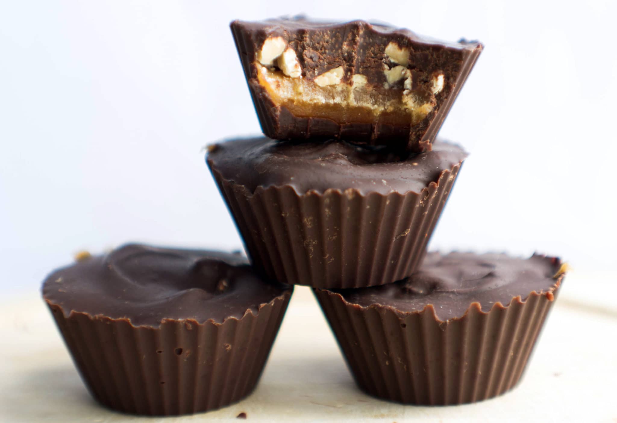 Homemade Snicker Cups @ Erren's Kitchen chocolate candy recipes valentine's day