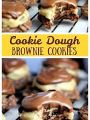 Cookie Dough Brownie Cookies