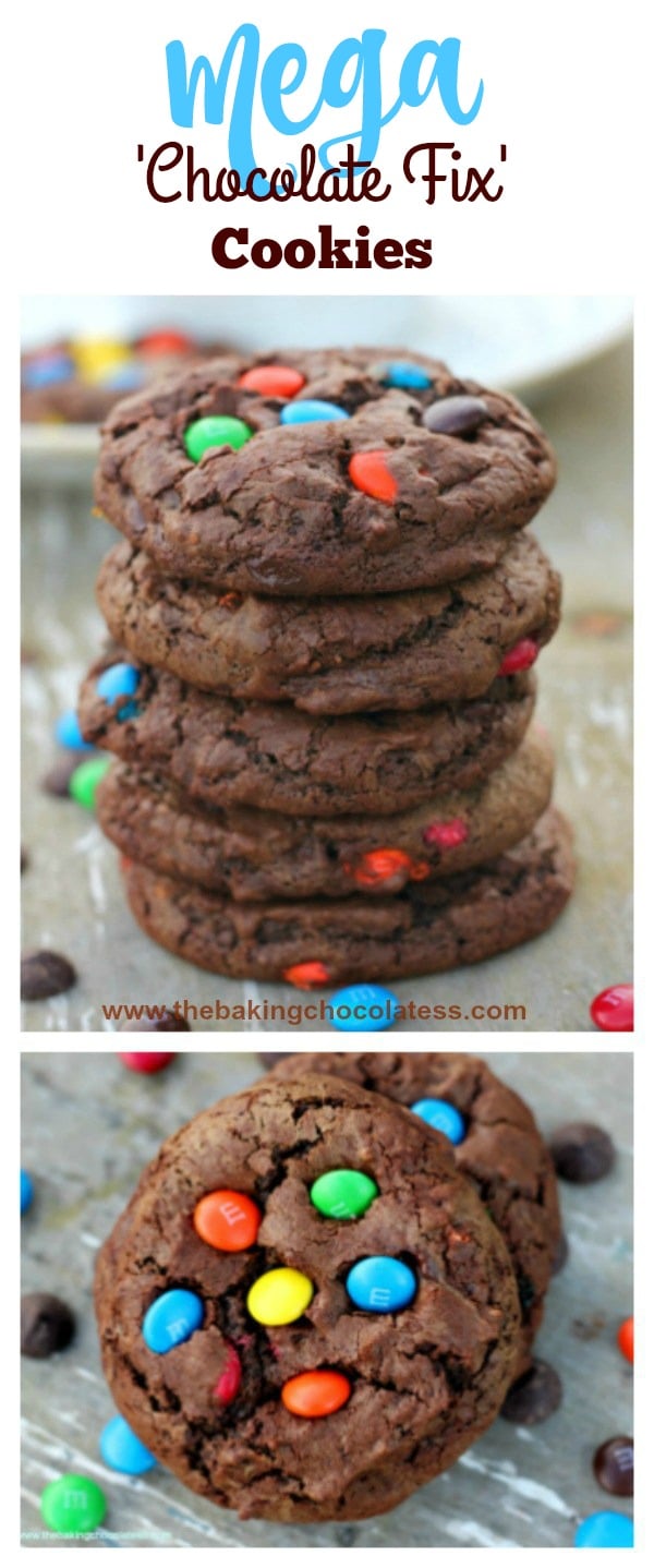 Mega Quadruple Chocolate Cookies