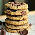 Reese's Peanut Butter Cup Chocolate Chip Oatmeal Cookies