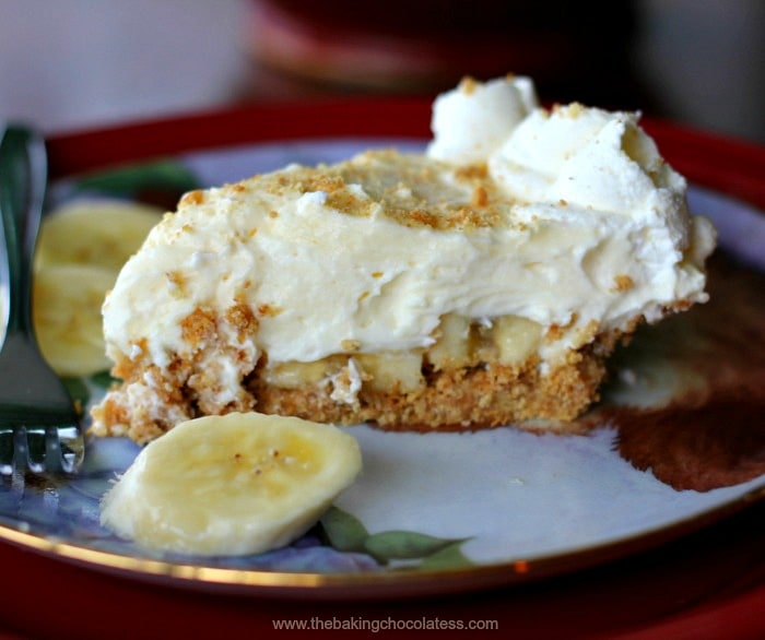 White Chocolate Banana Cream Pie