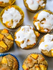 GF Southern Peaches and Cream Muffins