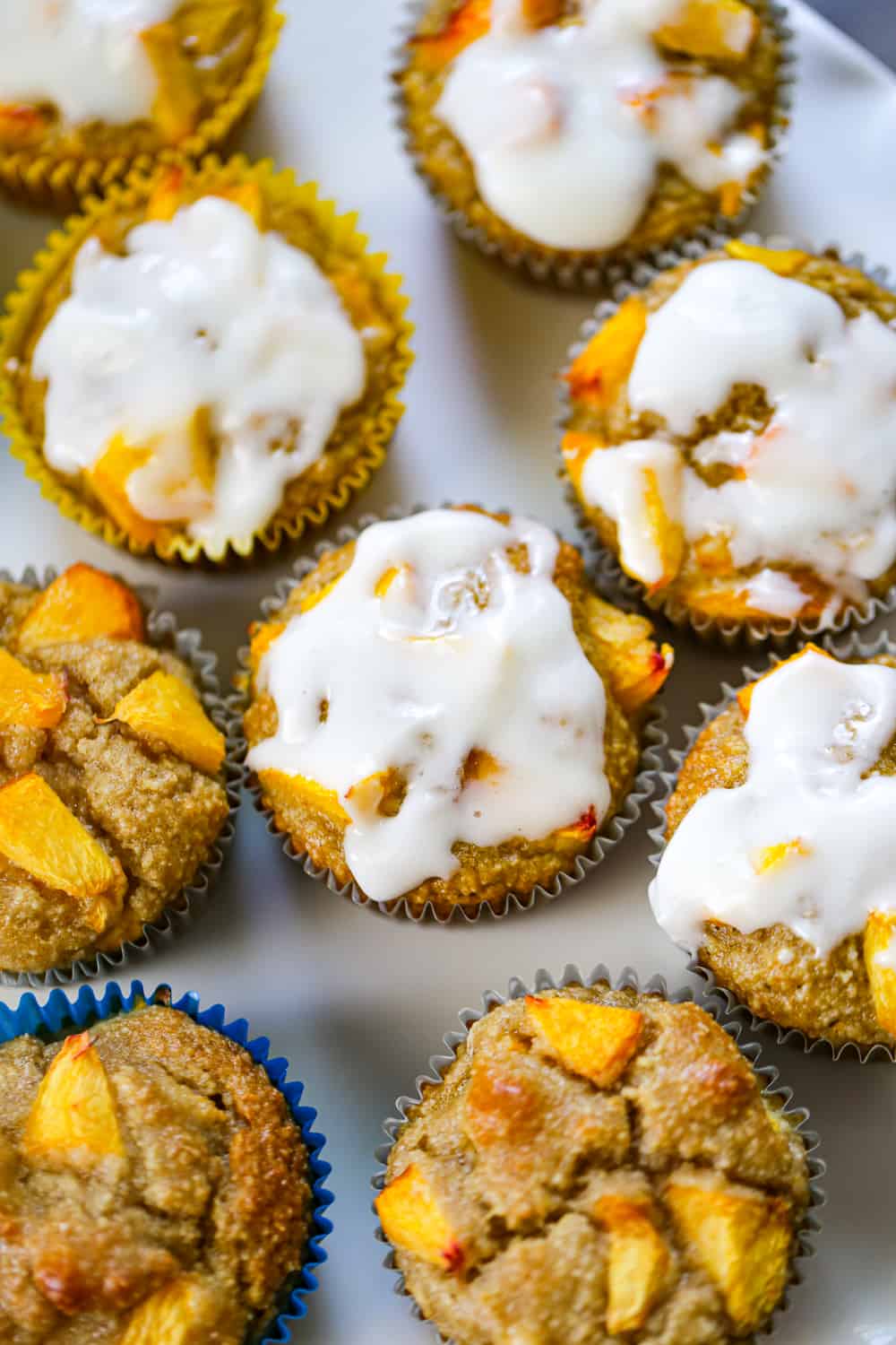 GF Southern Peaches and Cream Muffins