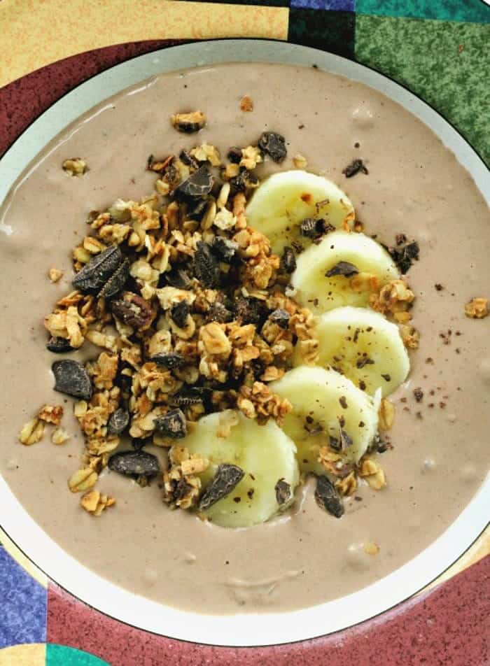 Chocolate PB Hi-Protein Smoothie Bowl
