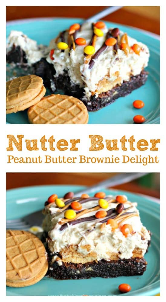Nutter Butter Peanut Butter Brownie Delight