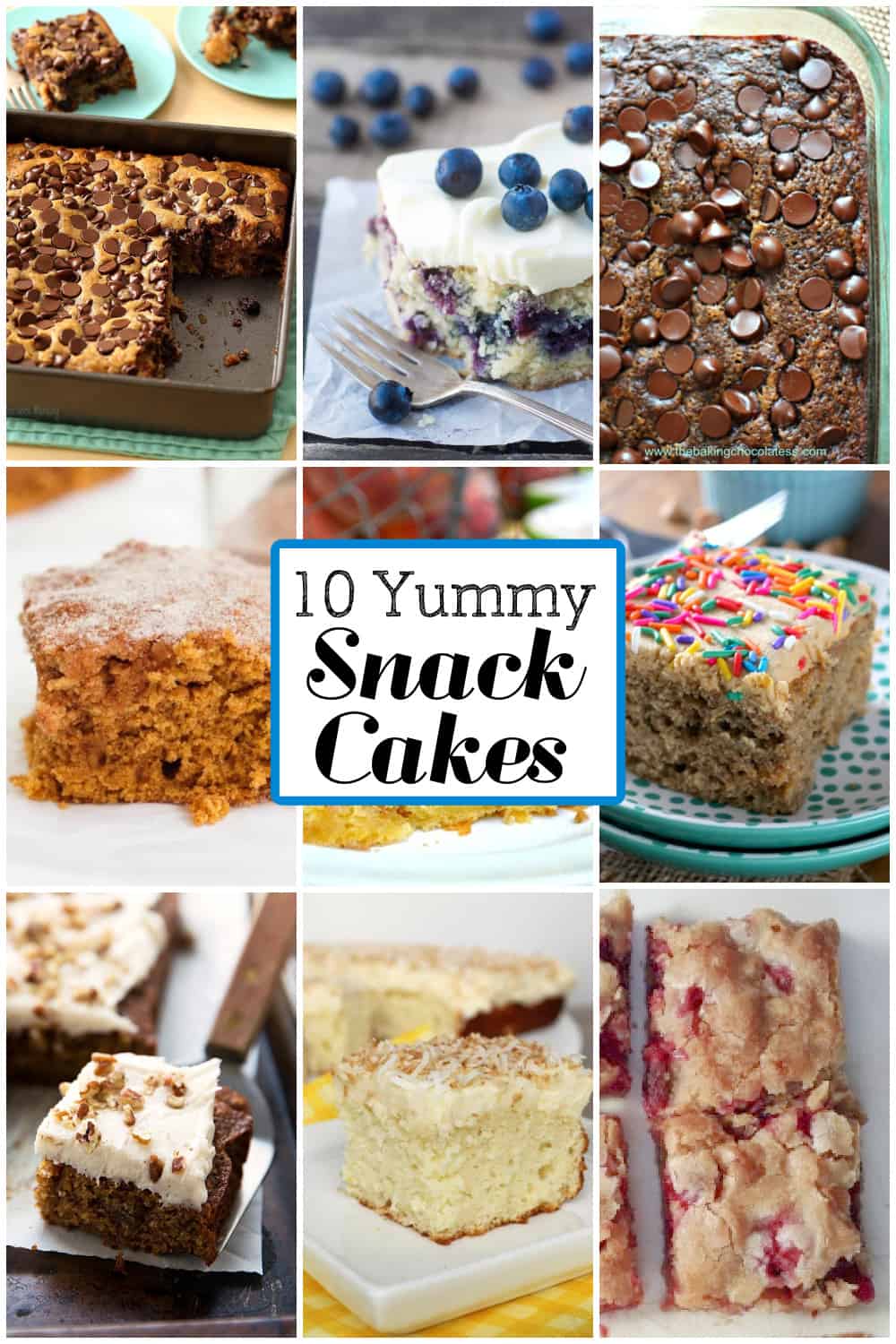 10 Yummy Snack Cakes To Try - The Baking ChocolaTess