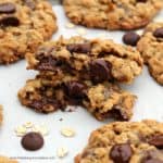 BFF Dark Chocolate Chip Oatmeal Cookies