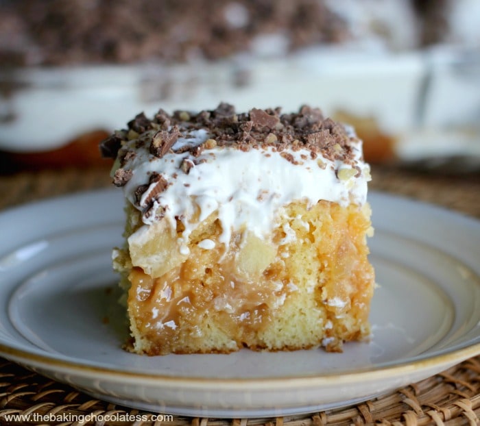 Apple Caramel Toffee Cake