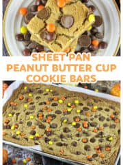Sheet Pan Perfect Peanut Butter Cup Cookie Bars