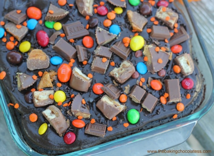 Halloween Black Magic Candy Cake! It's Insane!