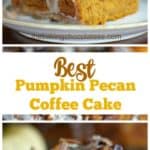Best Pumpkin Pecan Coffee Cake