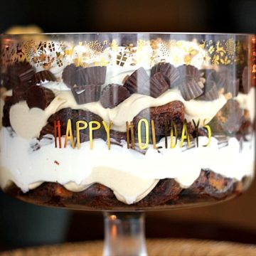 Ultimate Reese's Peanut Butter Cup Brownie Trifle