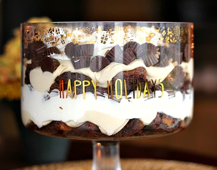 peanut butter cup brownie trifle - peanut butter Brownie Trifle