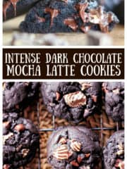 Intense Dark Chocolate Mocha Latte Cookies