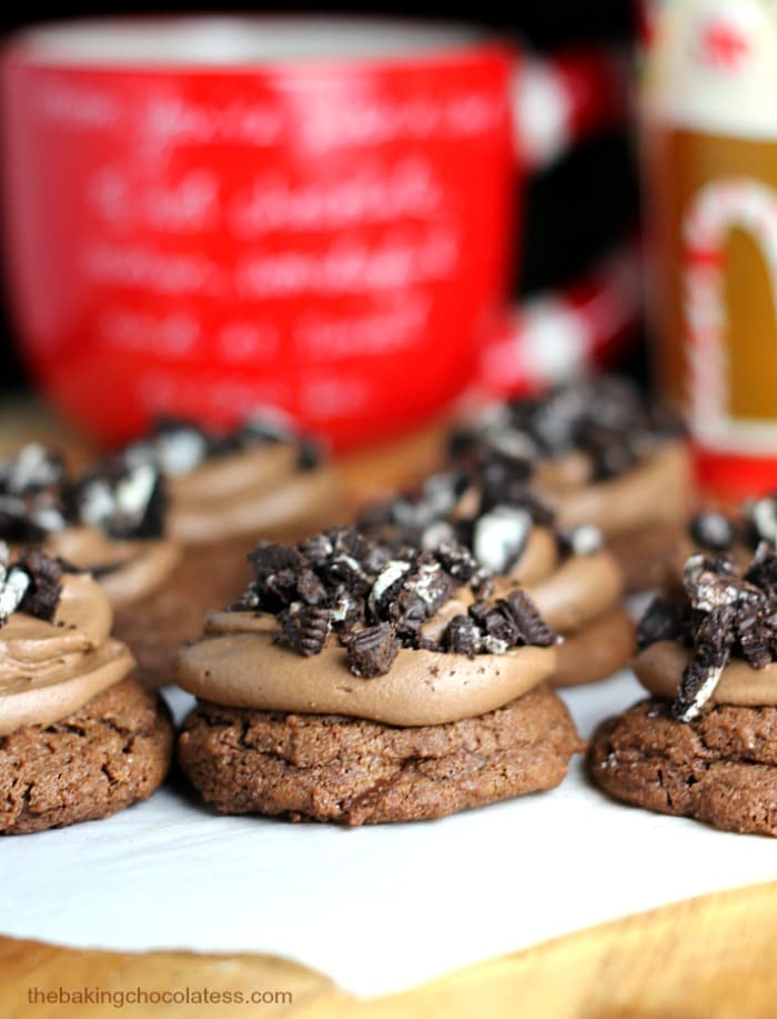 Double Chocolate Cookies and Cream Cookies 