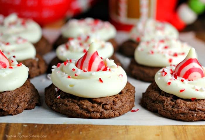 Peppermint Buttercream Cookies