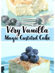 Very Vanilla Magic Custard Cake