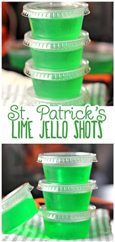 Luscious Lime Jello Shots!