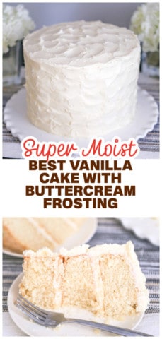 Super Moist Vanilla Cake