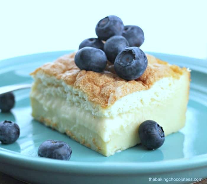 Very Vanilla Magic Custard Cake recipe desserts