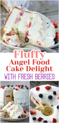 Fluffy Angel Food Cake Delight
