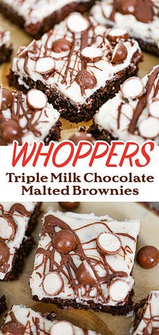 Whoppers Malt Brownies