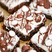 Triple Chocolate Malted Whoppers Brownies