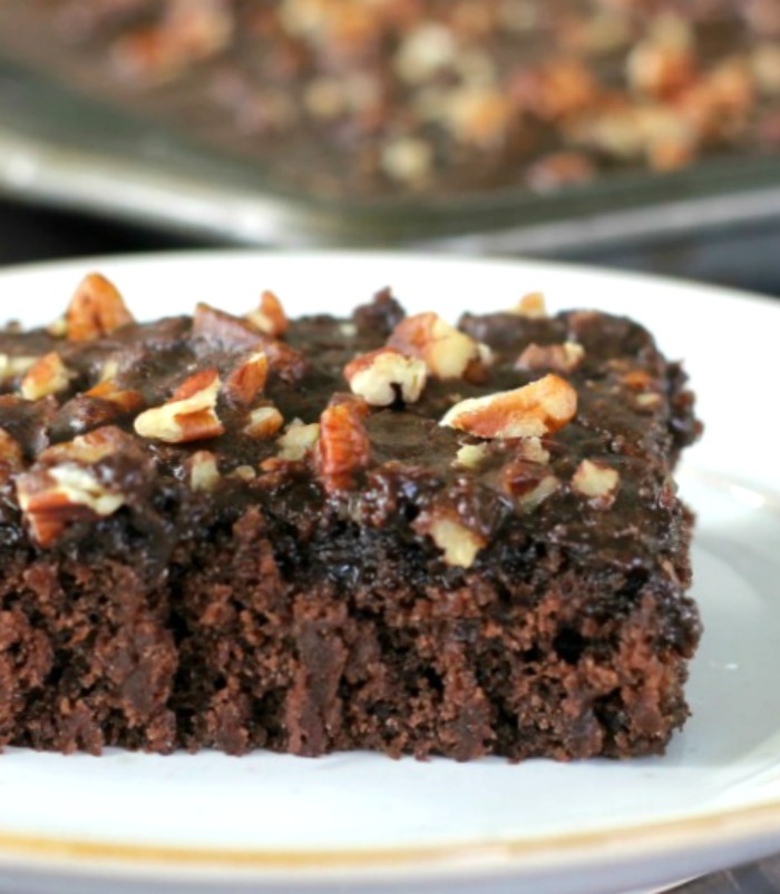 Southern Dark Chocolate Texas Sheet Cake