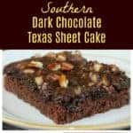Southern Dark Chocolate Texas Sheet Cake