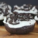 Fluffy Oreo Chocolate Cake Donuts