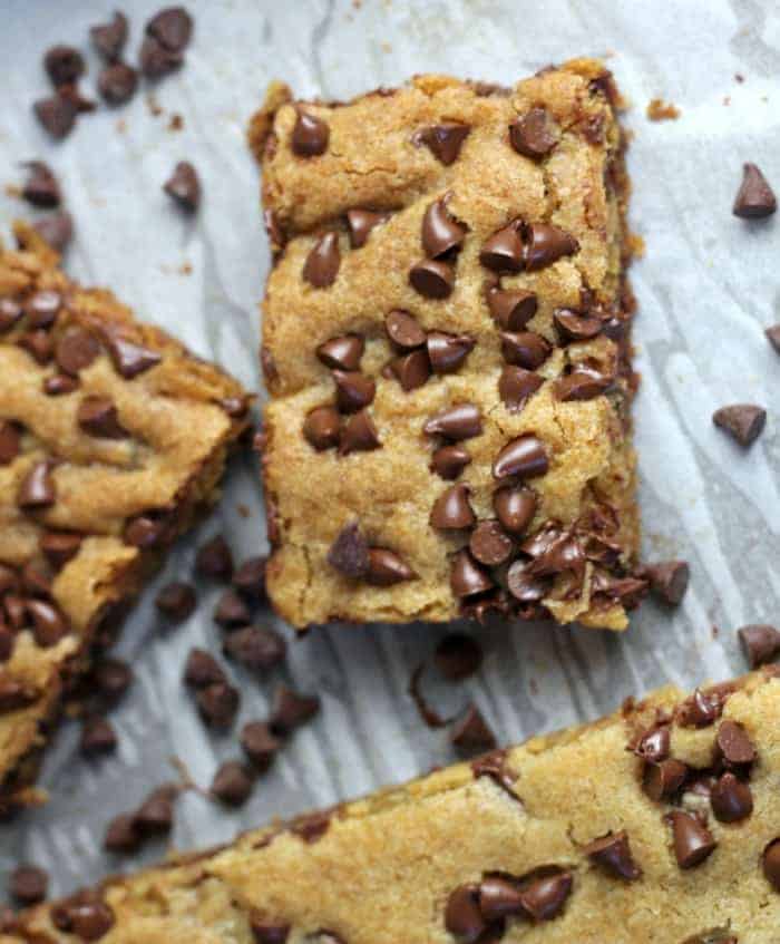 Sheet Pan Perfect Chocolate Chip Cookie Bars - The Baking ChocolaTess