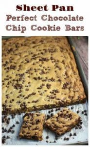 Sheet Pan Perfect Chocolate Chip Cookie Bars