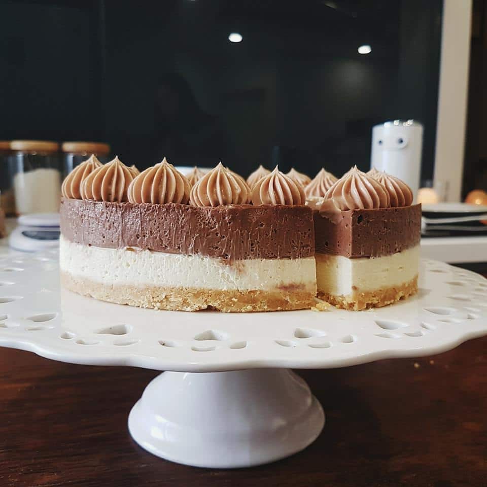 layered cheesecake