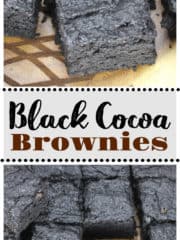 Vanishing Black Cocoa Brownies