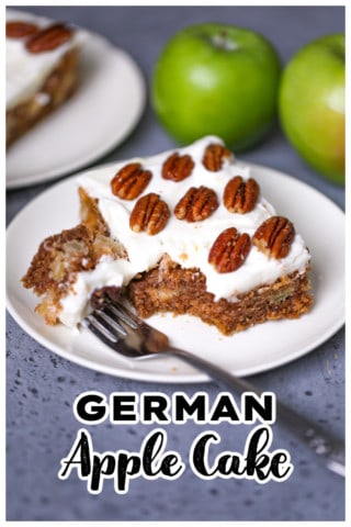 German Spiced Apple Cake