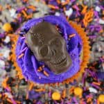 Halloween Skull Cupcakes