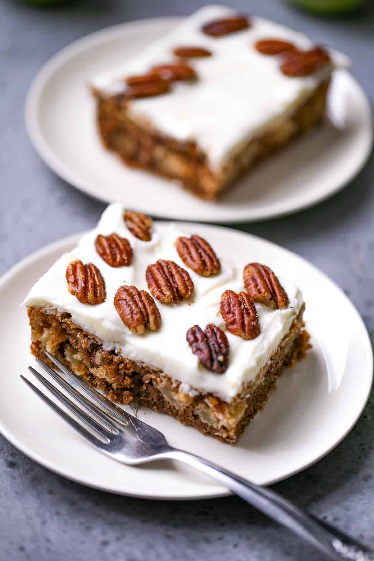 German Spiced Apple Cake recipe cream cheese frosting