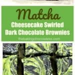 Matcha Cheesecake Brownies