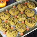 Super Soft Jumbo Pumpkin Chocolate Chip Cookies