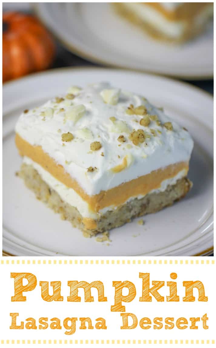 Pumpkin Lasagna Dessert