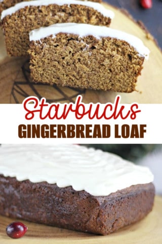 Starbucks GINGERBREAD LOAF
