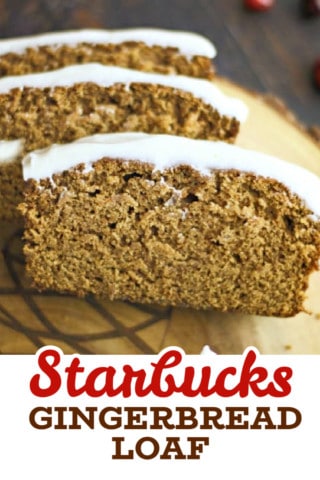 Starbucks GINGERBREAD LOAF