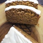Spiced Gingerbread Loaf with Lemon Cream Cheese Buttercream Frosting