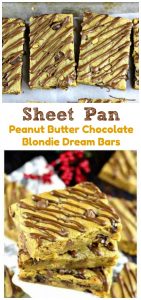 peanut butter chocolate blondies