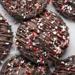 Triple Chocolate Mocha Peppermint Crunch Cookies