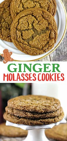 GINGER molasses cookies
