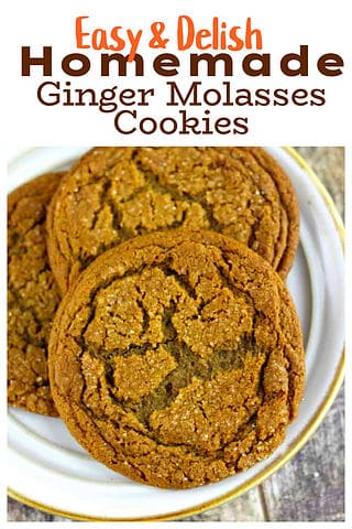 GINGER molasses cookies